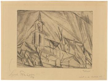 Teltow I by 
																			Lyonel Feininger