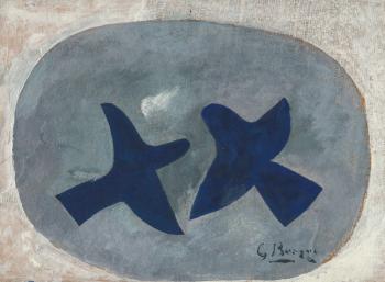 Deux colombes by 
																	Georges Braque