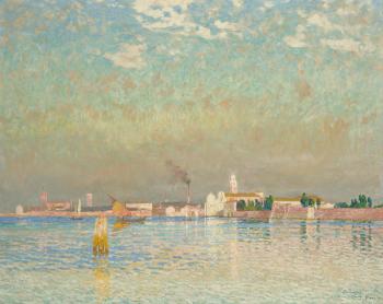 Vue de Murano, Venise by 
																	Emile Claus