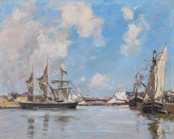 Deauville. Le bassin by 
																	Eugene Boudin