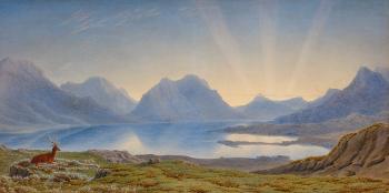 Dawn, Loch Torridon, Western Highlands, Scotland by 
																	William Turner of Oxford
