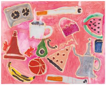 Everything In Pink by 
																	Katherine Bernhardt