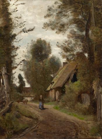 Saint-Quentin-des-Prés (Oise), près de Gournay-en-Bray by 
																	Jean Baptiste Camille Corot