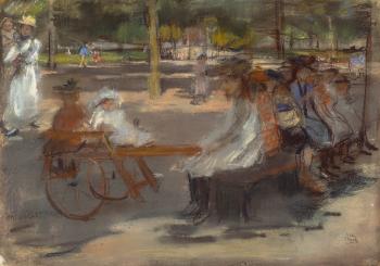 Children in the Park by 
																	Isaac Israels