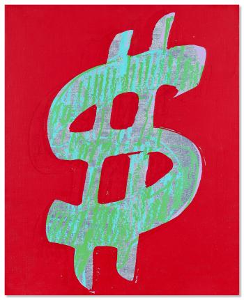 Dollar Sign by 
																	Andy Warhol