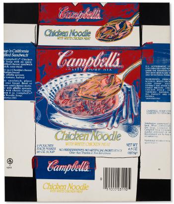 Campbell's Soup by 
																	Andy Warhol