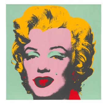 Marilyn Monroe (Marilyn): one print by 
																	Andy Warhol