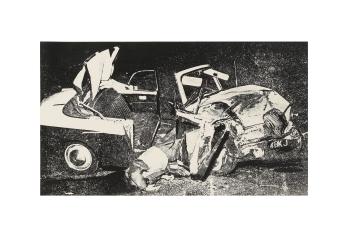 Car Crash by 
																	Andy Warhol