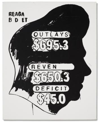 Reagan Budget (Positive) by 
																	Andy Warhol