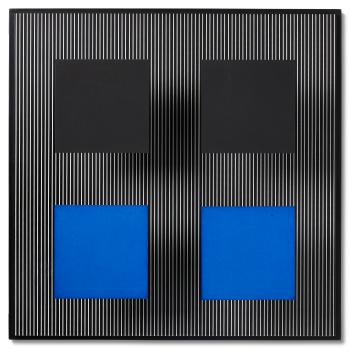 Untitled (Cuadrados negra y azul) by 
																	Jesus Rafael Soto