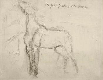 Cheval by 
																	Edgar Degas