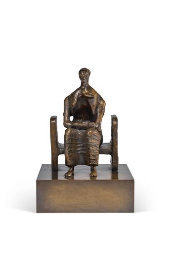 Seated Woman in Chair by 
																	Henry Moore