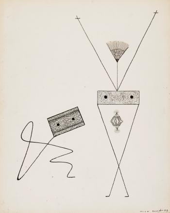 Illustrationsvorlage zu 'Partition', S.77 by 
																	Max Ernst