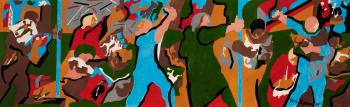 New York in Transit I by 
																	Jacob Lawrence