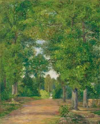 Paysage de forêt by 
																	Albert Dubois-Pillet