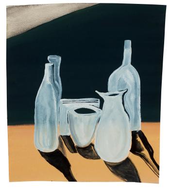 Still Life With Grey Vessels by 
																	Matthew Wong