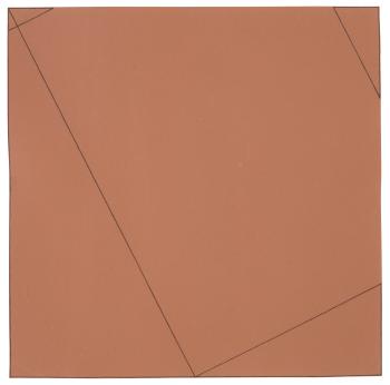 Four Triangles Within a Square 2 by 
																	Robert Mangold