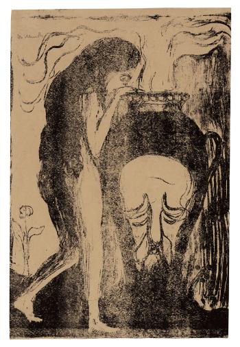 Das Weib an der Urne (The Woman at the Urn) by 
																	Edvard Munch