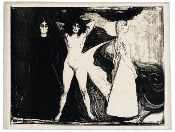 Das Weib (Woman) by 
																	Edvard Munch