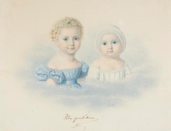 Kinderportrait von Maria Theresia von Ã–sterreich by 
																			Moritz Michael Daffinger