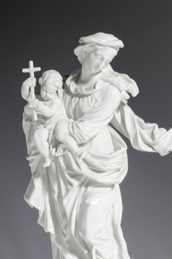 Maria Immaculata mit Christuskind by 
																			Johann Joachim Kandler