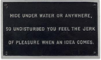 Untitled, from Survival Series by 
																	Jenny Holzer
