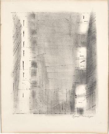 Manhattan 3, stone II (P. L19) by 
																	Lyonel Feininger