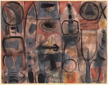Two Figures by 
																	Adolph Gottlieb
