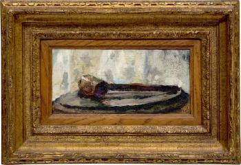 La pipe by 
																	Edouard Vuillard