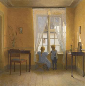 At The Window by 
																	Peter Vilhelm Ilsted