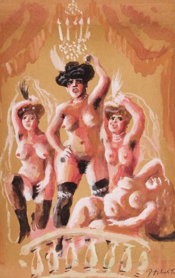 Burlesque Dancers by 
																	Pavel Tchelitchev