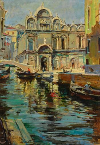 View Of Venice by 
																	Dmitri A Nalbandian