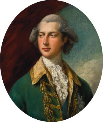Portrait Of H.r.h. Prince George, Prince Of Wales (1762–1830), Later King George Iv by 
																			Thomas Gainsborough