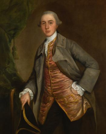 Portrait Of John Richards, Three-quarter-length, Wearing A Green Coat And Holding A Tricorn Hat by 
																	Thomas Gainsborough