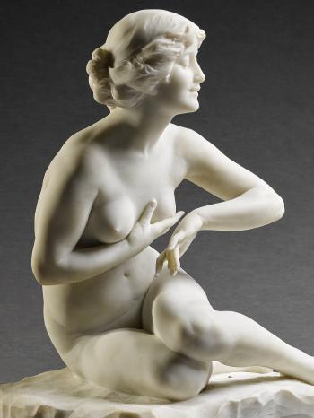 Female Nude by 
																			Antonio Frilli