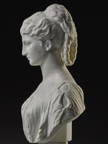 Grecian Bust by 
																			Prosper d' Epinay