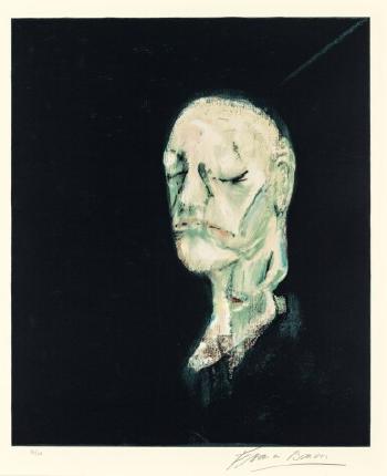 The Life Mask Of William Blake (S. 27) by 
																	Francis Bacon