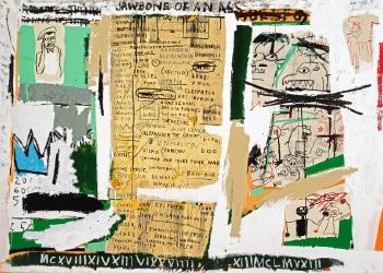 Jawbone Of An Ass by 
																	Jean-Michel Basquiat