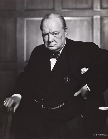 Winston Churchill, 1941 by 
																	Yousuf Karsh