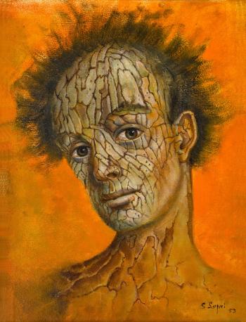 L'homme au visage craquelé by 
																	Stanislao Lepri