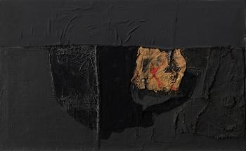 Sacco e nero by 
																	Alberto Burri