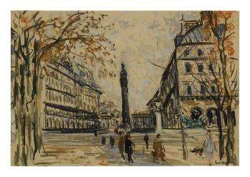 Place Vendôme by 
																			Paul Maze