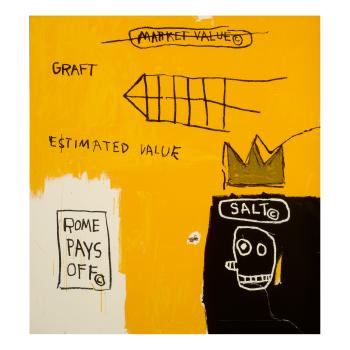 Rome Pays Off by 
																	Jean-Michel Basquiat