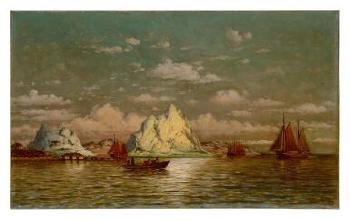 The Fisherman'S House, Arctic Harbor by 
																	William Bradford