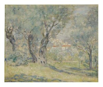 Olive Trees, Cagnes by 
																	Frederick Carl Frieseke