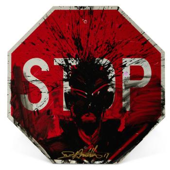 Untitled (Stop Sign) by 
																	Richard Hambleton