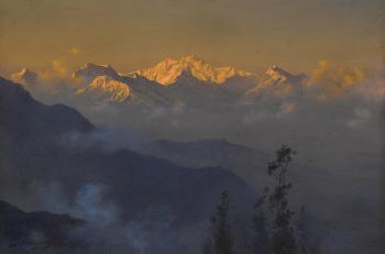Untitled (Himalayan Landscape) by 
																	Jamini Prakash Gangooly