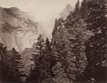 'Tenaya Canyon, Valley of the Yosemite From Union Point' by 
																	Eadweard Muybridge