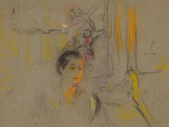 Femme dans un intérieur by 
																	Edouard Vuillard