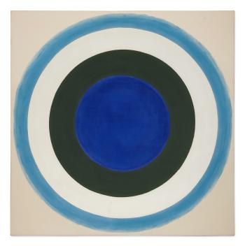 Blue Extent by 
																	Kenneth Noland